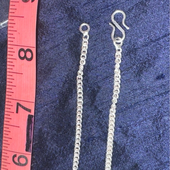 Sparkly London Blue Quartz multi gem set in 7 live bird sets statement necklace - Picture 10 of 12